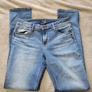 Silver Avery Straight Jeans